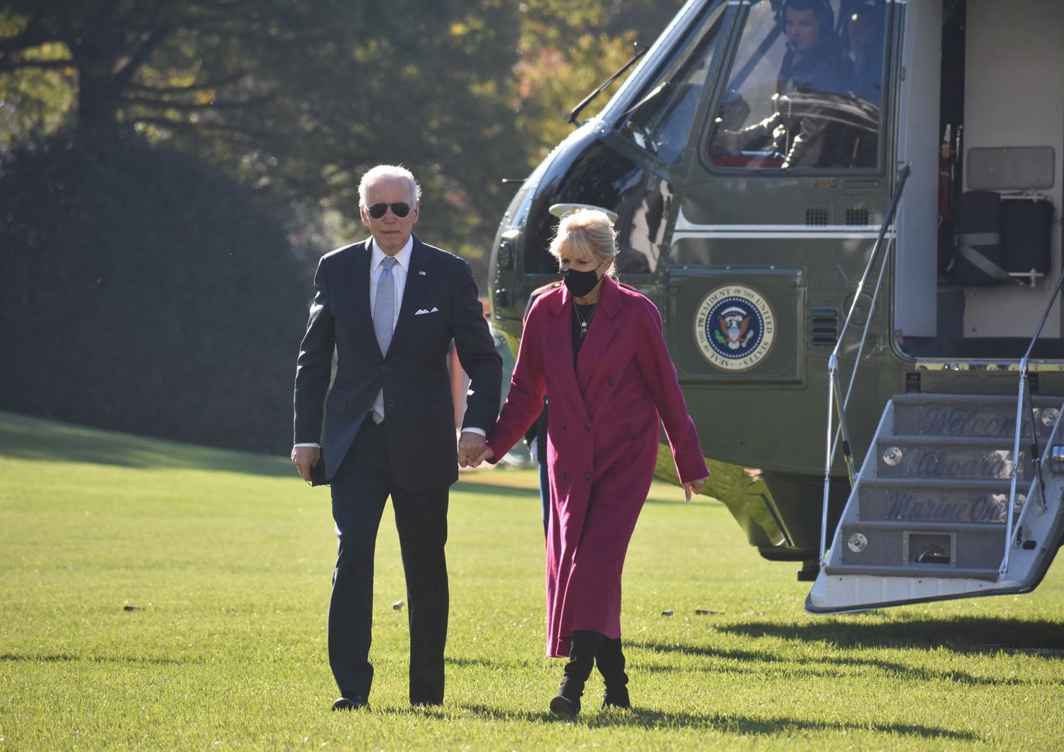 Il presidente Usa Joe Biden e la First Lady Jill Biden&nbsp;