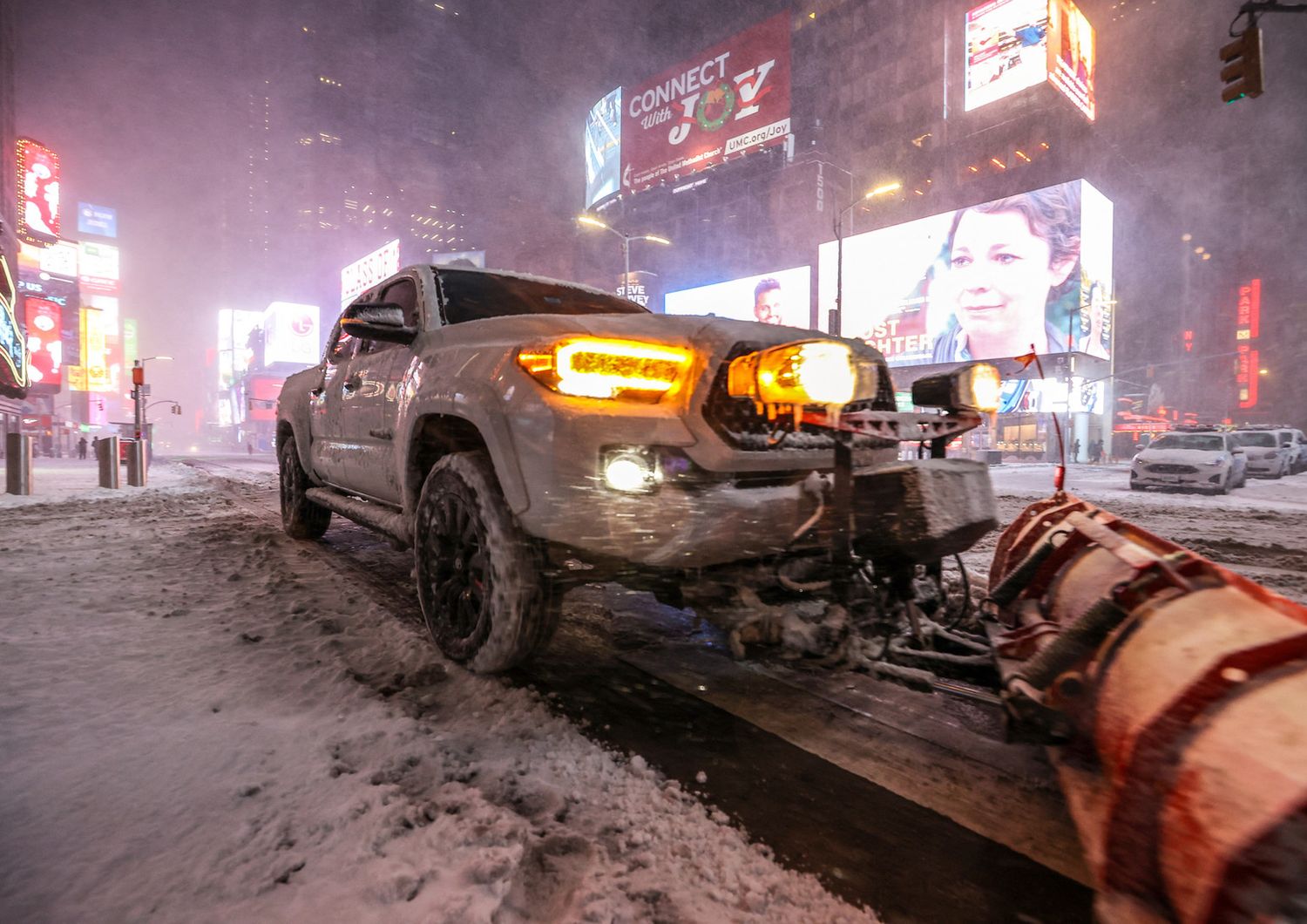 Tempesta di neve a New York