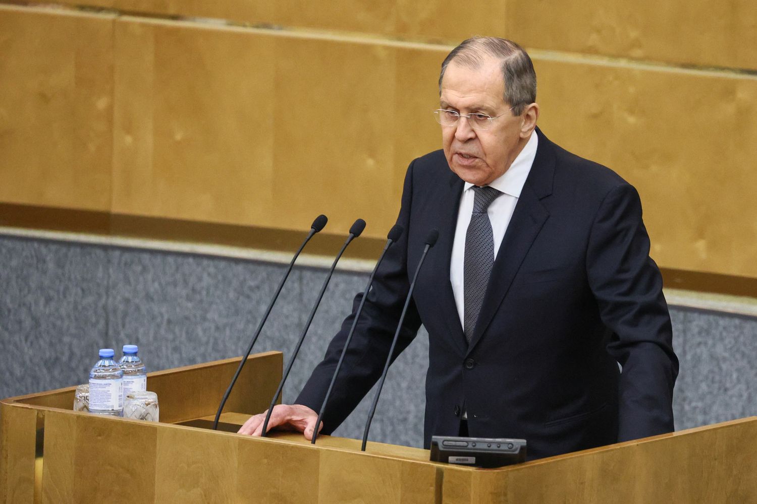 Il ministro degtli Esteri della Russia Sergey Lavrov&nbsp;
