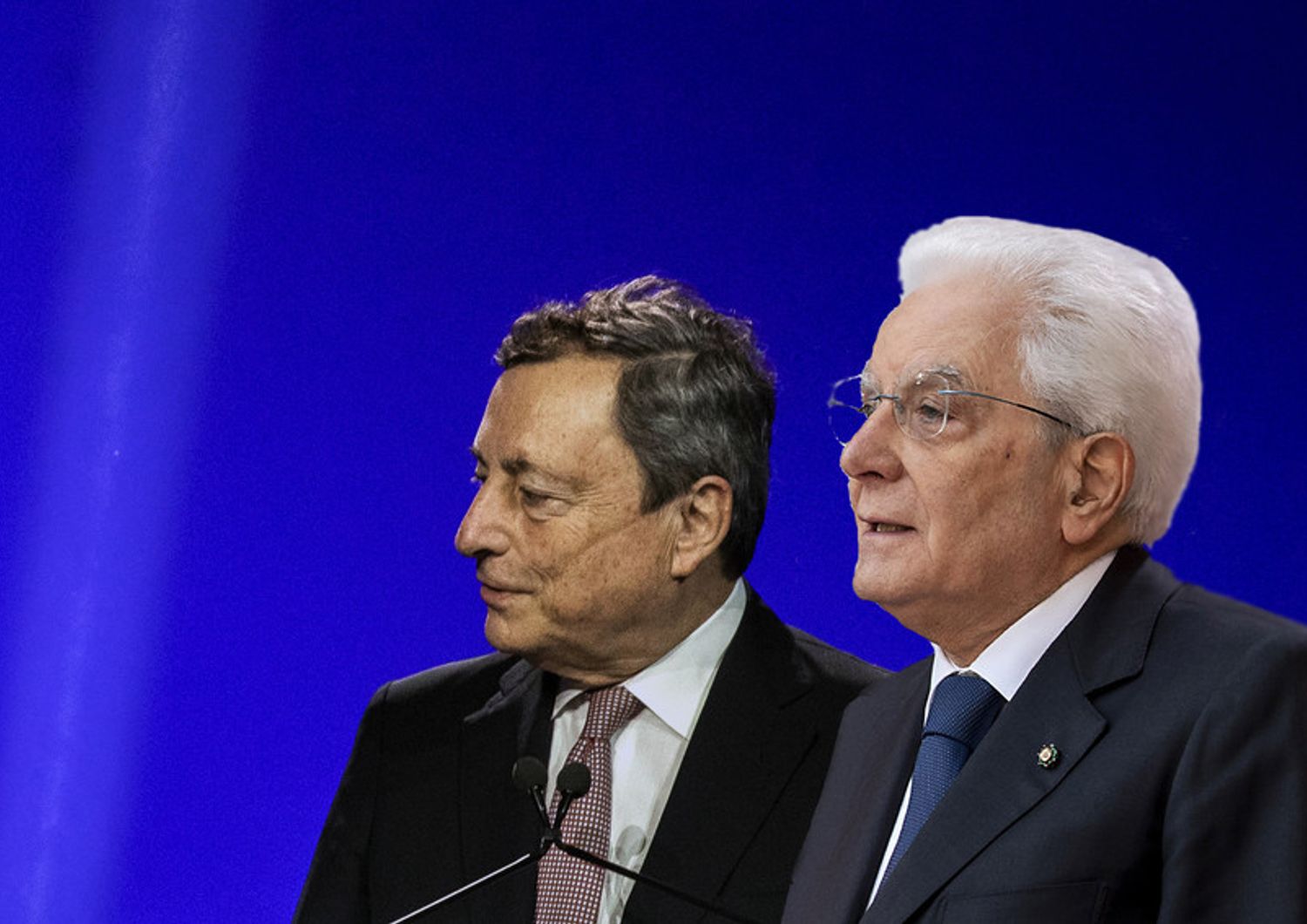 Mario Draghi e Sergio Mattarella