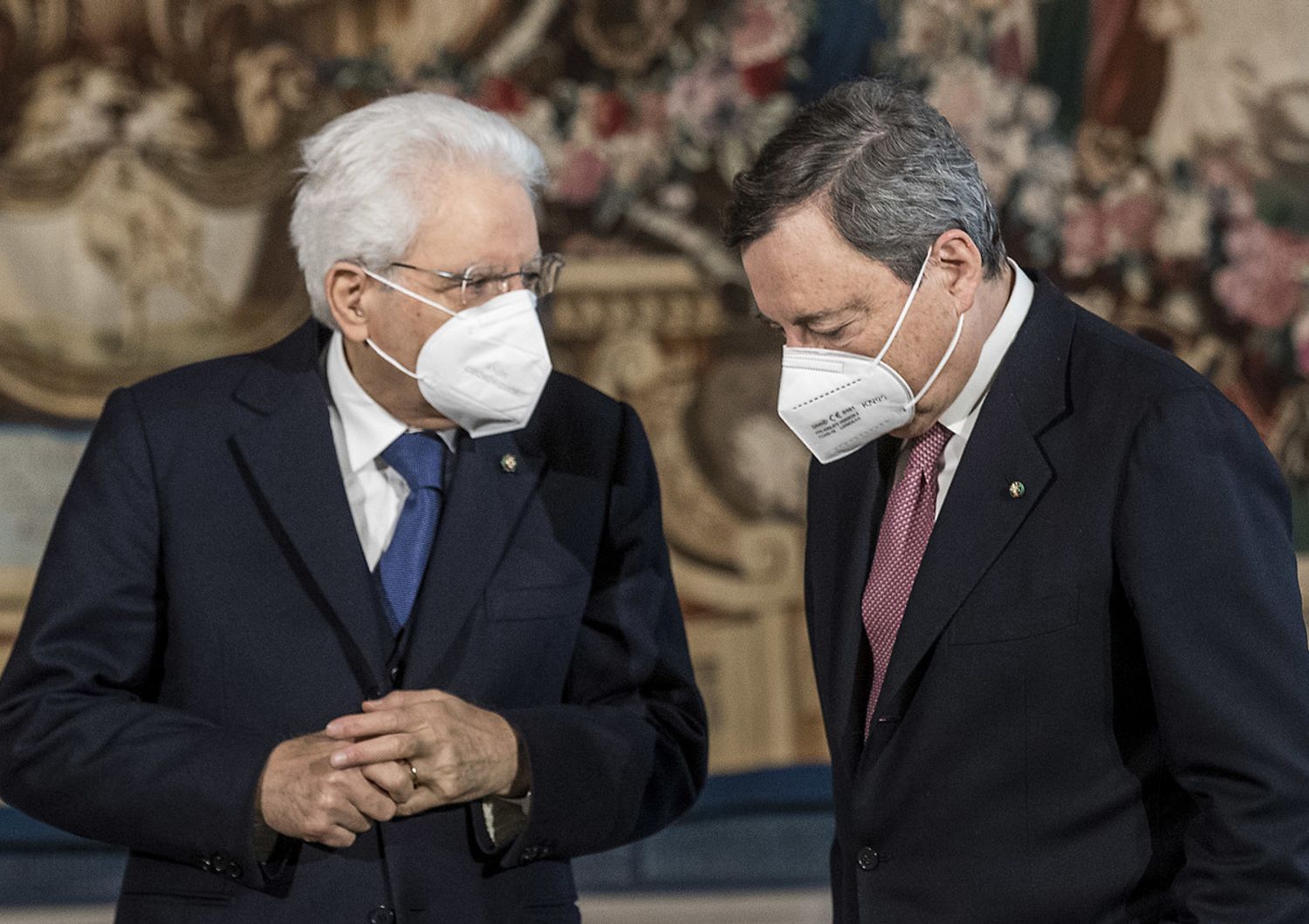 Sergio Mattarella e Mario Draghi