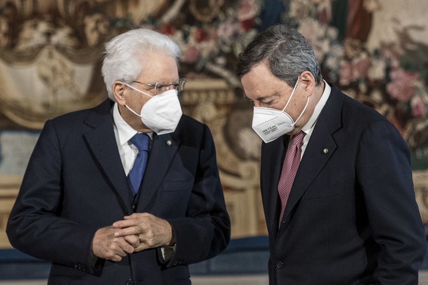 Sergio Mattarella e Mario Draghi
