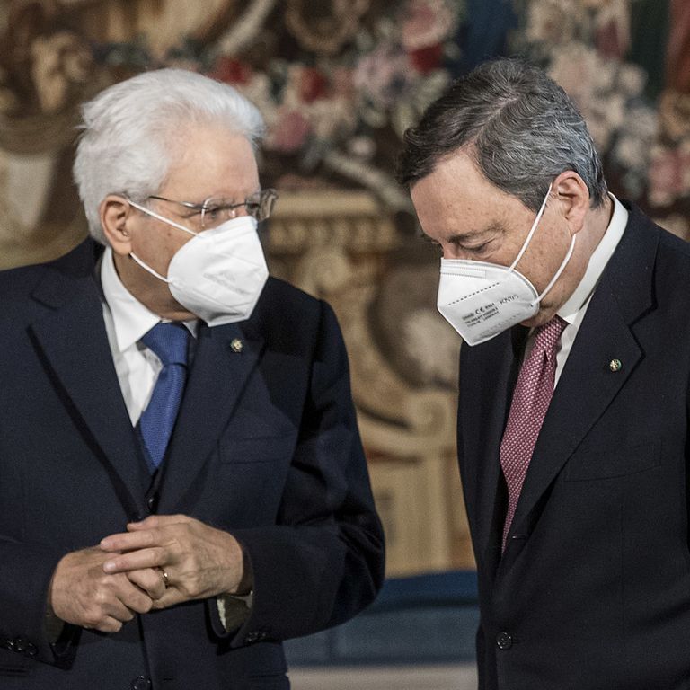 Sergio Mattarella e Mario Draghi