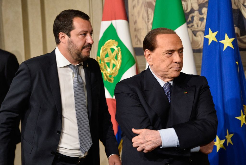 Matteo Salvini e Silvio Berlusconi