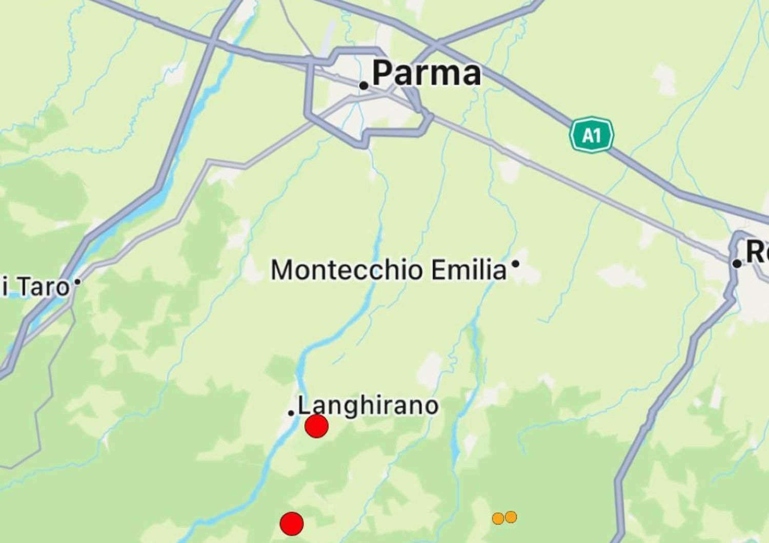 scossa terremoto parma