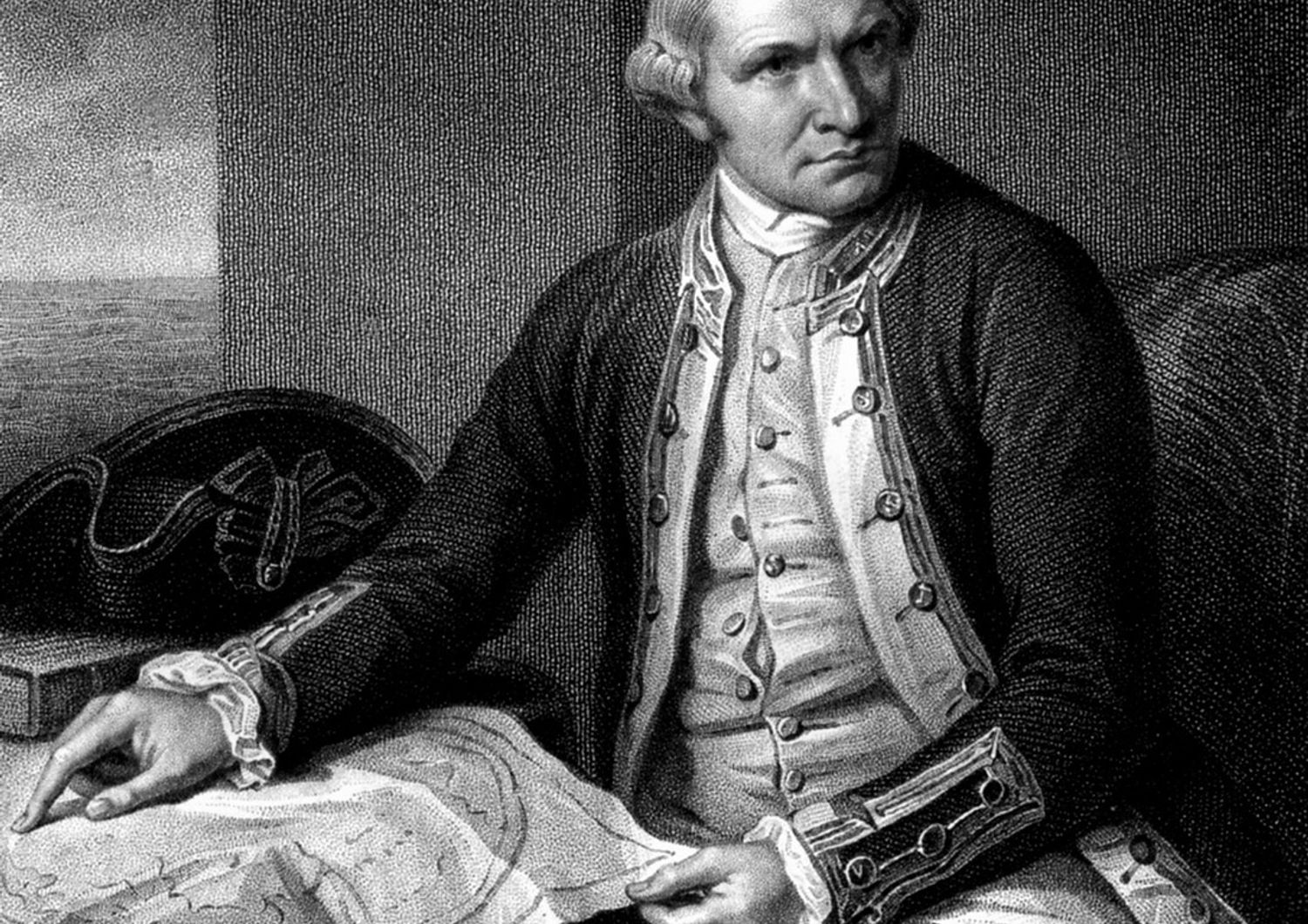 Incisione del navigatore britannico James Cook&nbsp;