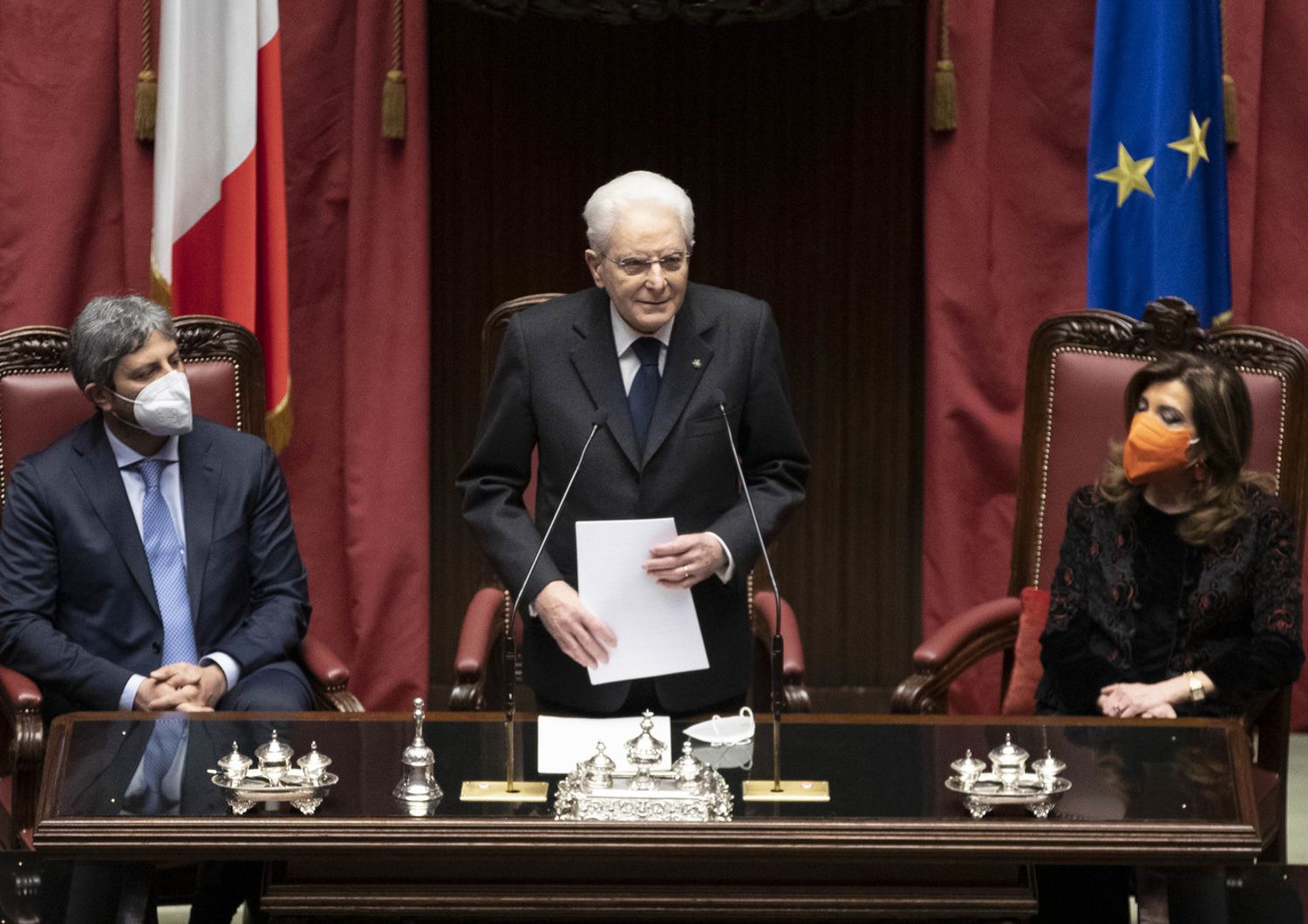 Il giuramento di Sergio Mattarella