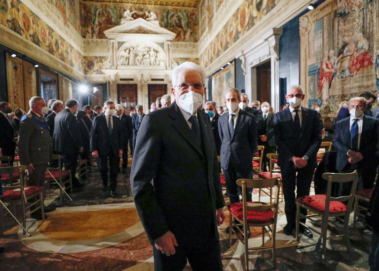 parole immagini secondo giuramento mattarella