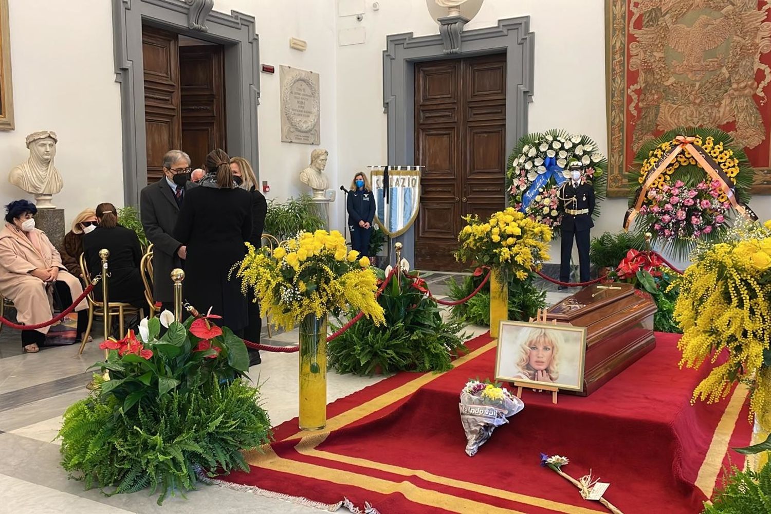 La camera ardente per Monica Vitti in Campidoglio