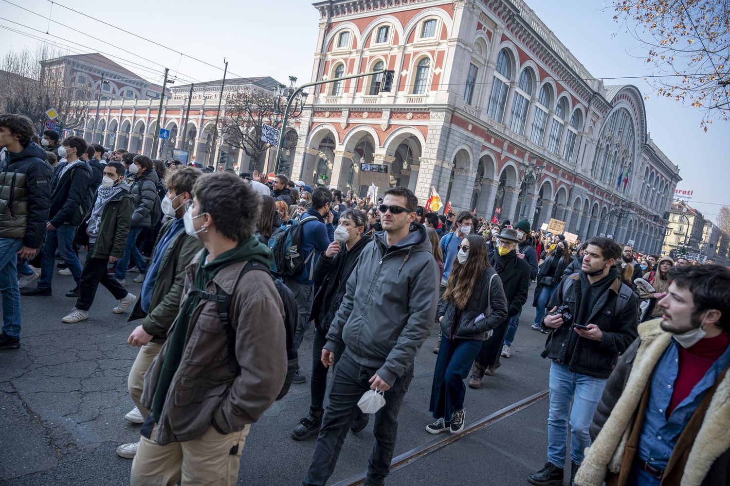 Studenti manifestano a Torino