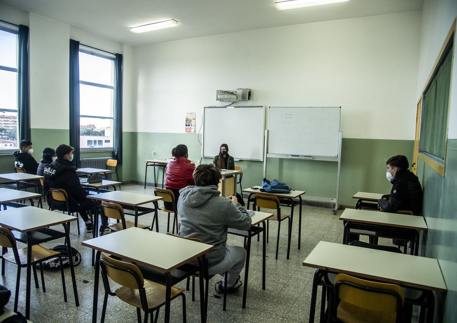 Lezioni in presenza in un Istituto di Roma&nbsp;