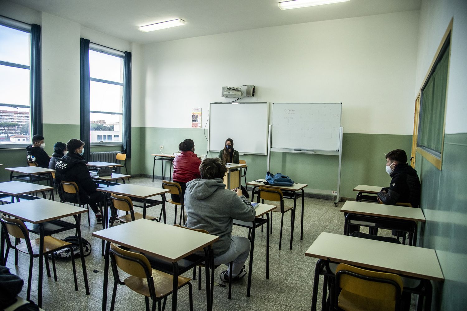 Lezioni in presenza in un Istituto di Roma&nbsp;