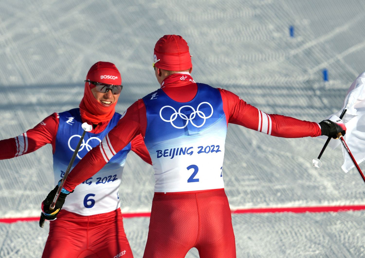 Pechino 2022 sci fondo skiathlon doppietta russa