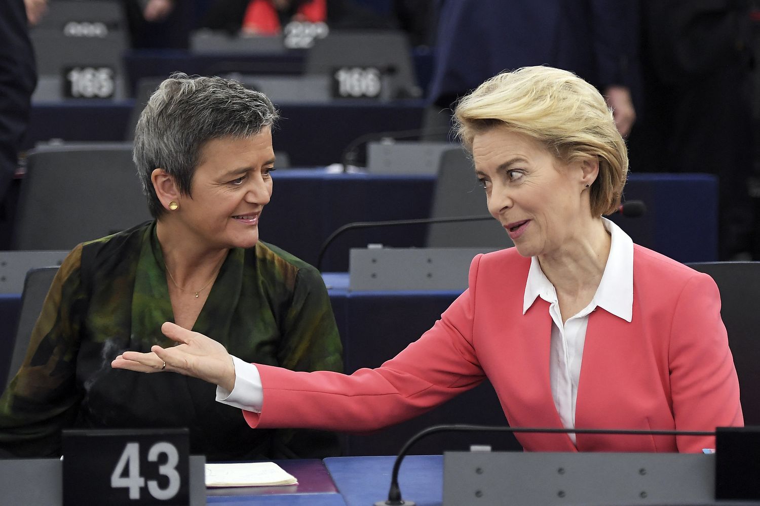 Margarethe Vestager e Ursula von der Leyen