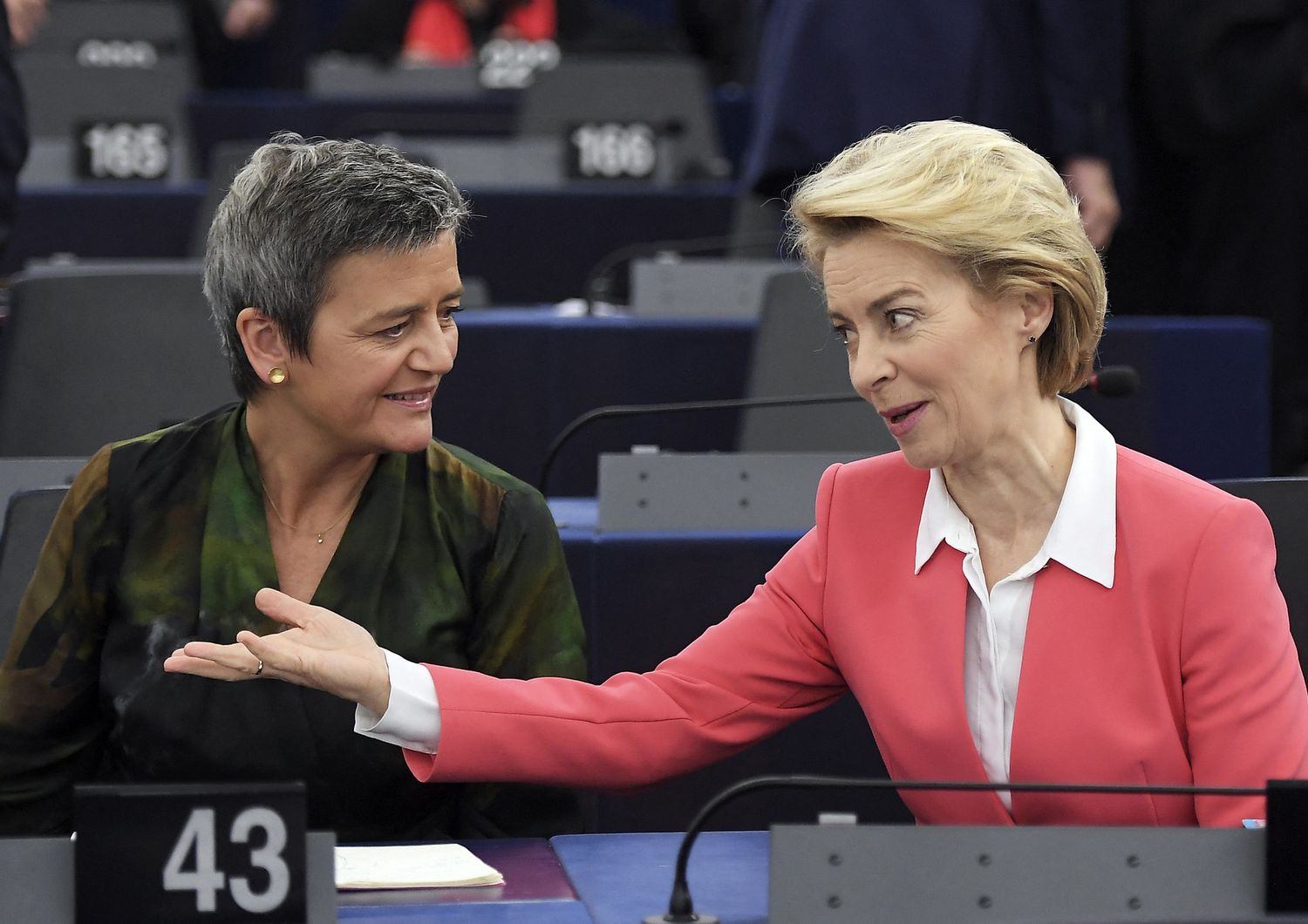 Margarethe Vestager e Ursula von der Leyen