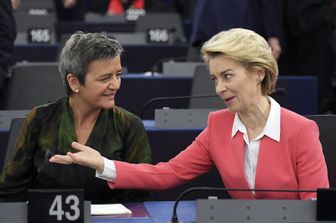 Margarethe Vestager e Ursula von der Leyen