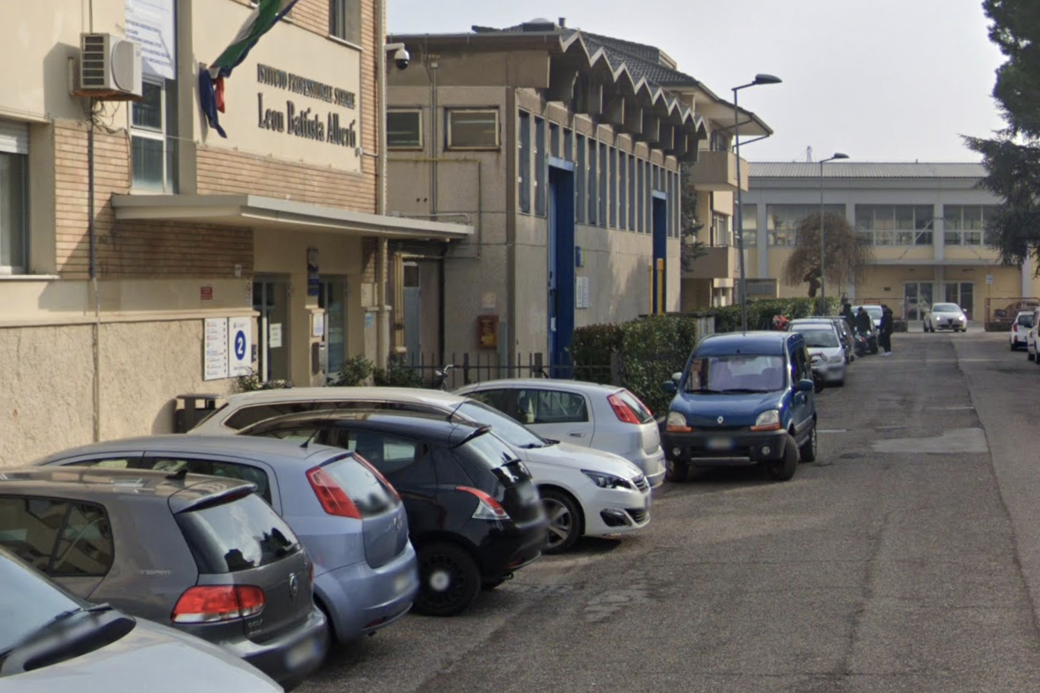 L'ingresso dell'Istituto Alberti di Rimini