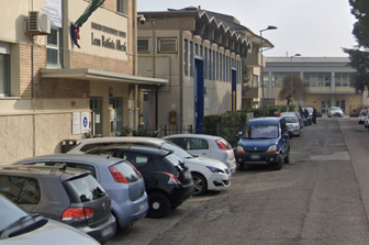 L'ingresso dell'Istituto Alberti di Rimini