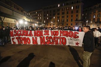 Una manifestazione contro l'alternanza scuola-lavoro