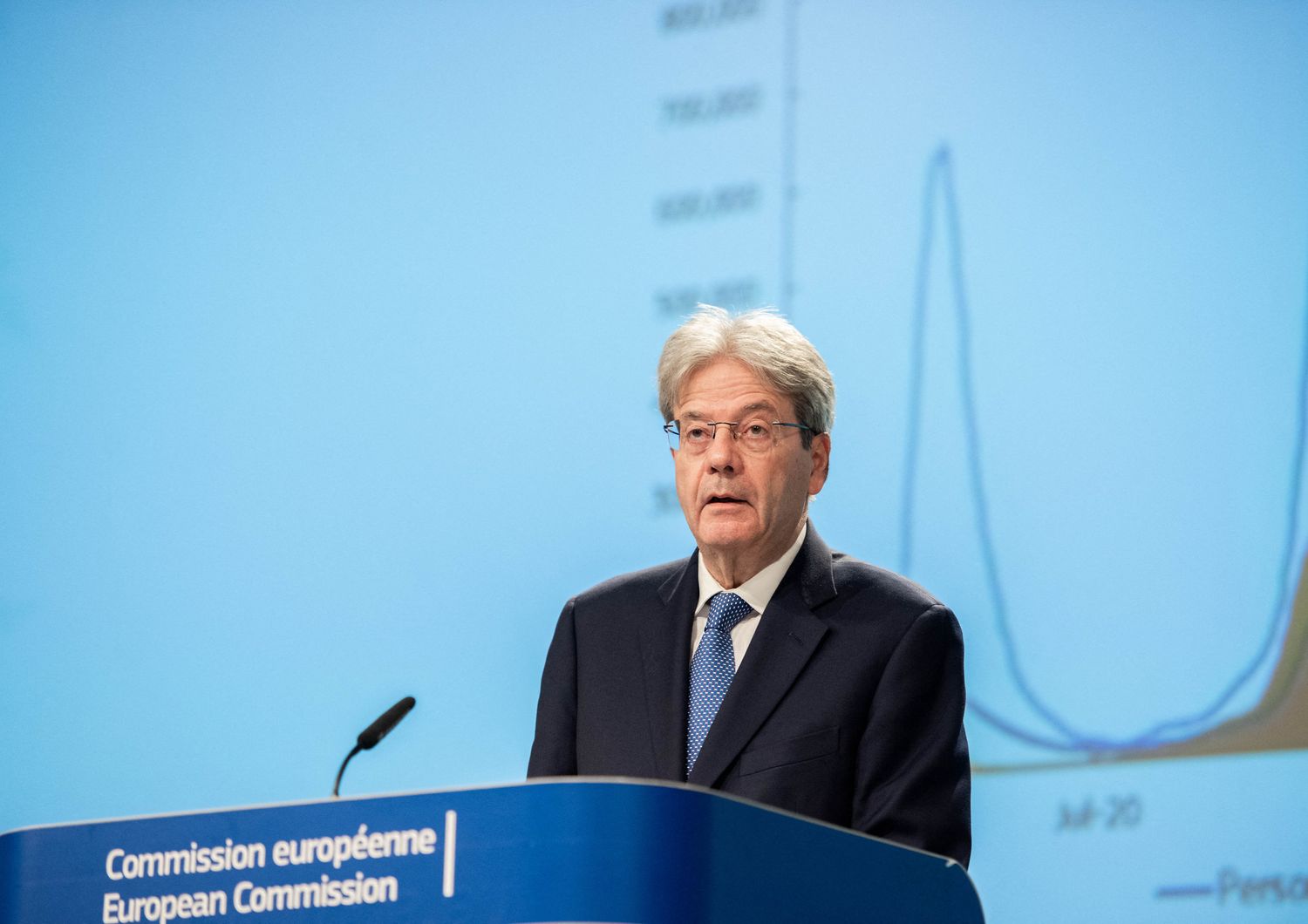 Il commissario europeo all'Economia Paolo Gentiloni &nbsp;