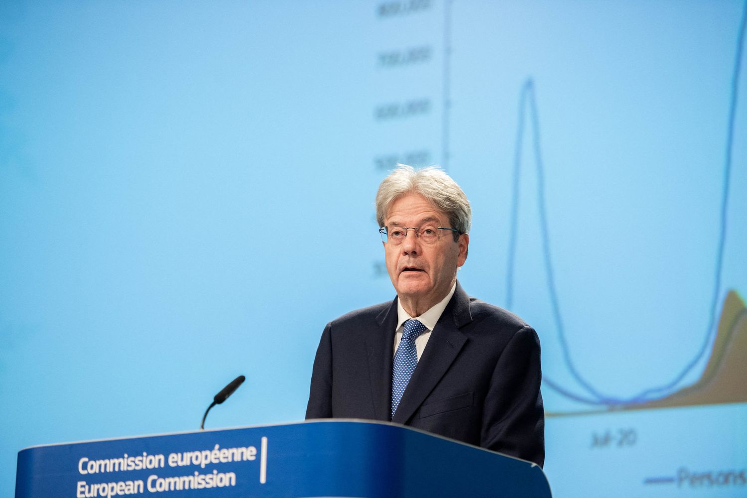 Il commissario europeo all'Economia Paolo Gentiloni &nbsp;