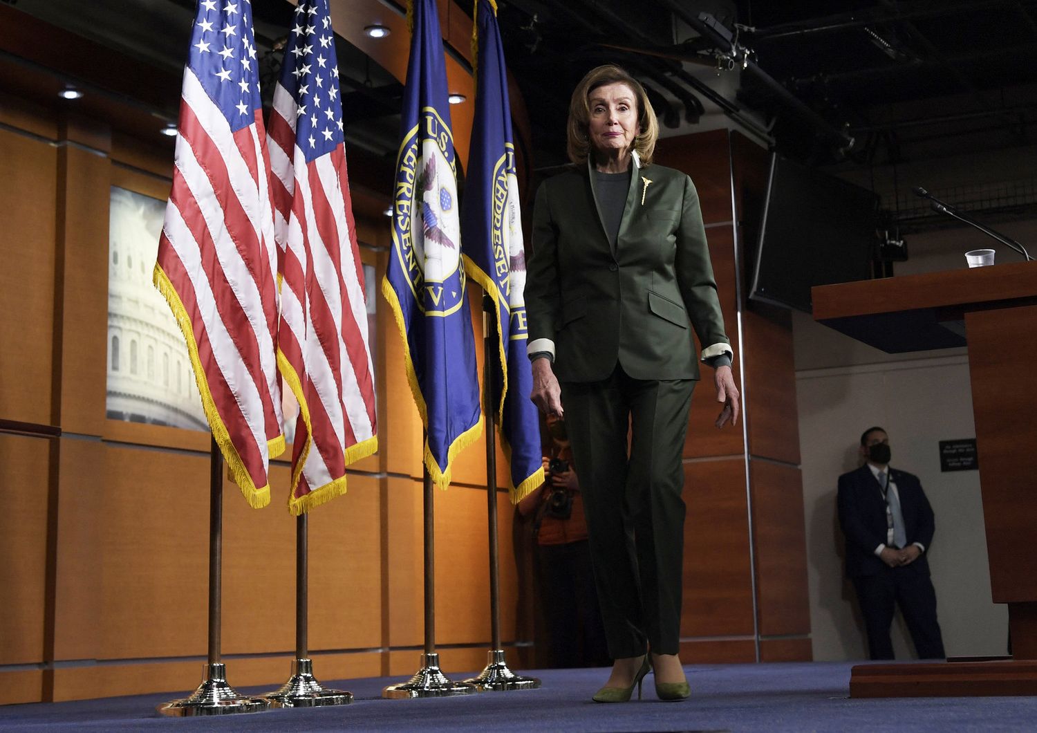 La speaker della Camera Usa Nancy Pelosi