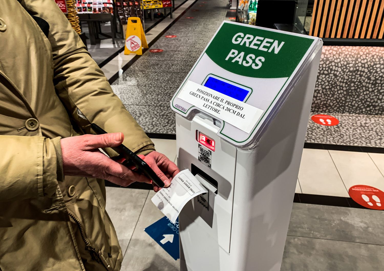 Controllo del green pass