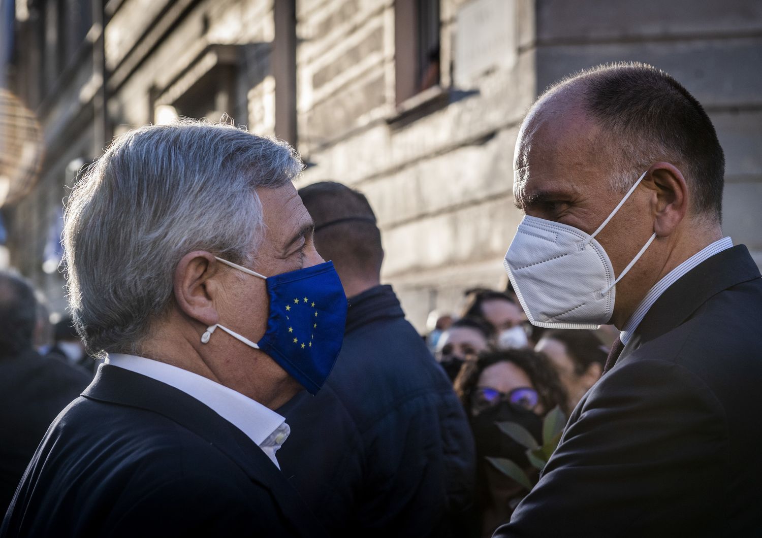 Antonio Tajani e Enrico Letta&nbsp;