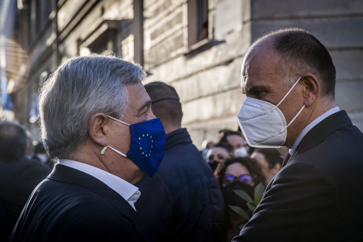 Antonio Tajani e Enrico Letta&nbsp;