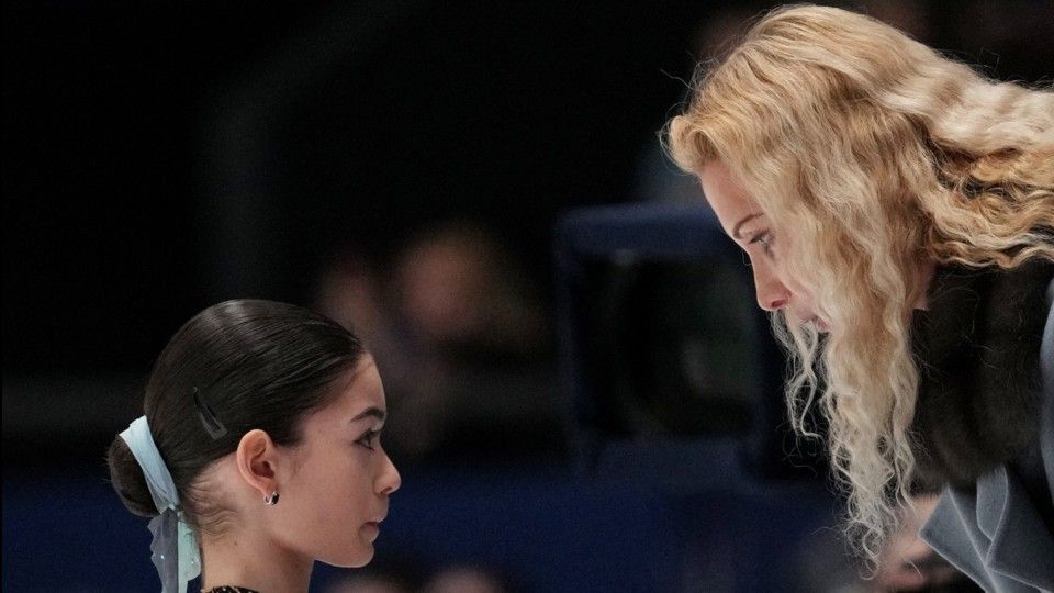 Eteri Tutberidze con una delle sue allieve