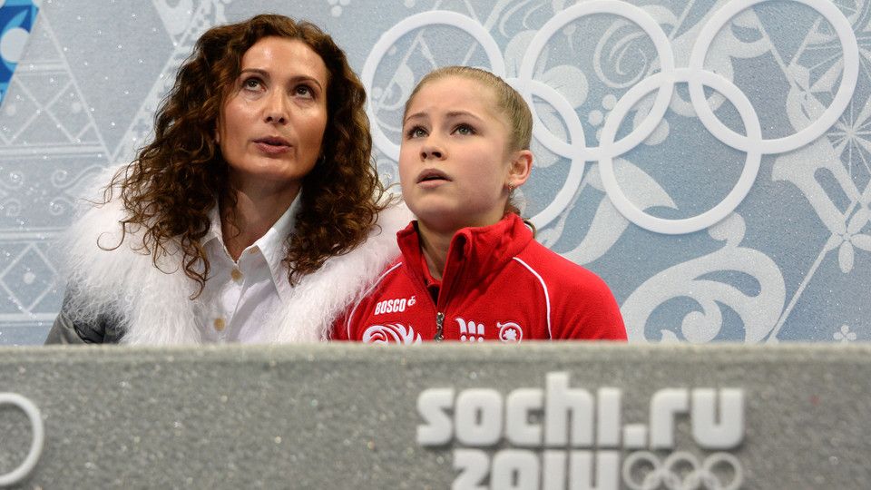 Eteri Tutberidze con&nbsp;Yulia Lipnitskaya