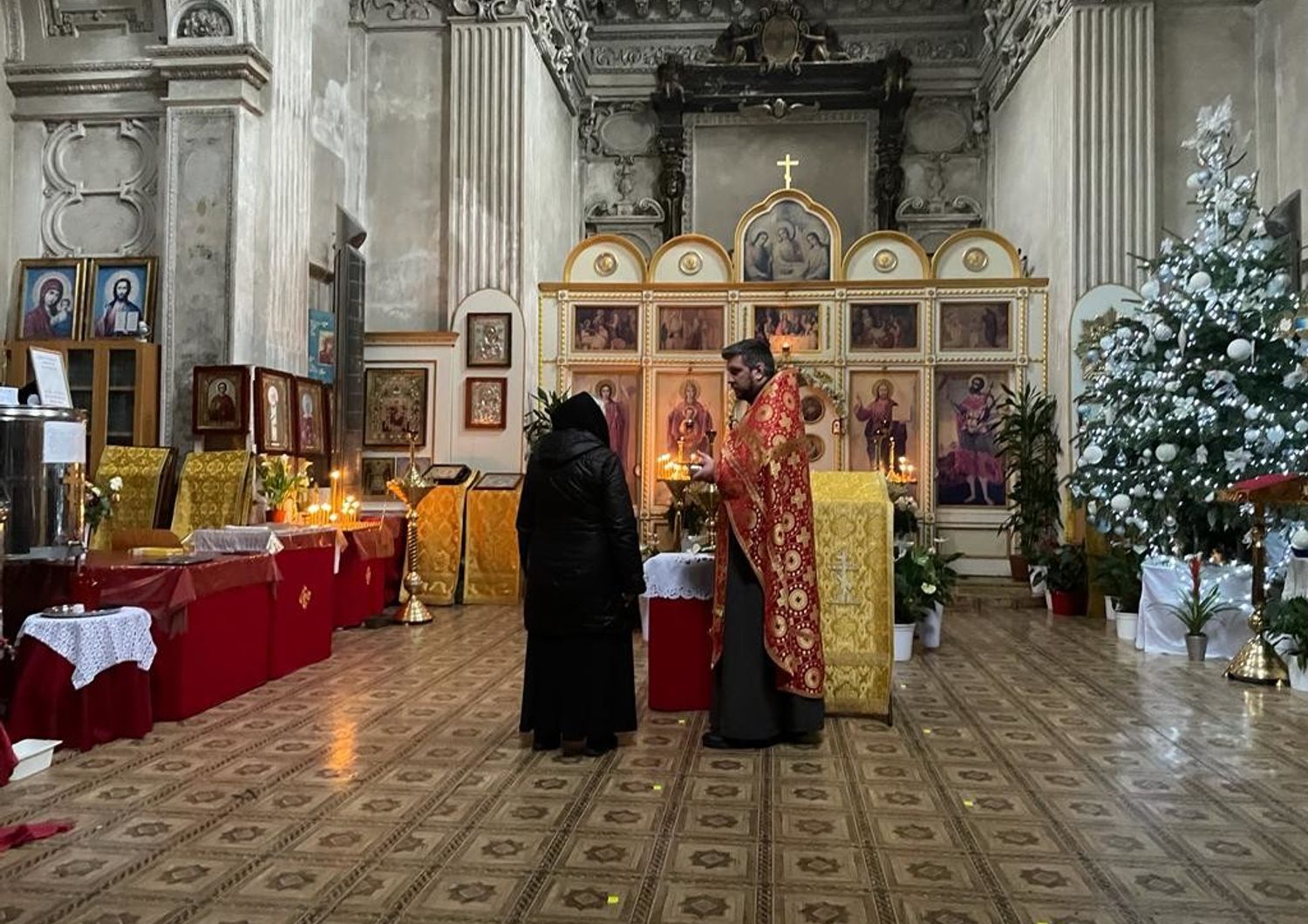 &nbsp;L'interno della Chiesa ortodossa di san Vito al Pasquirolo