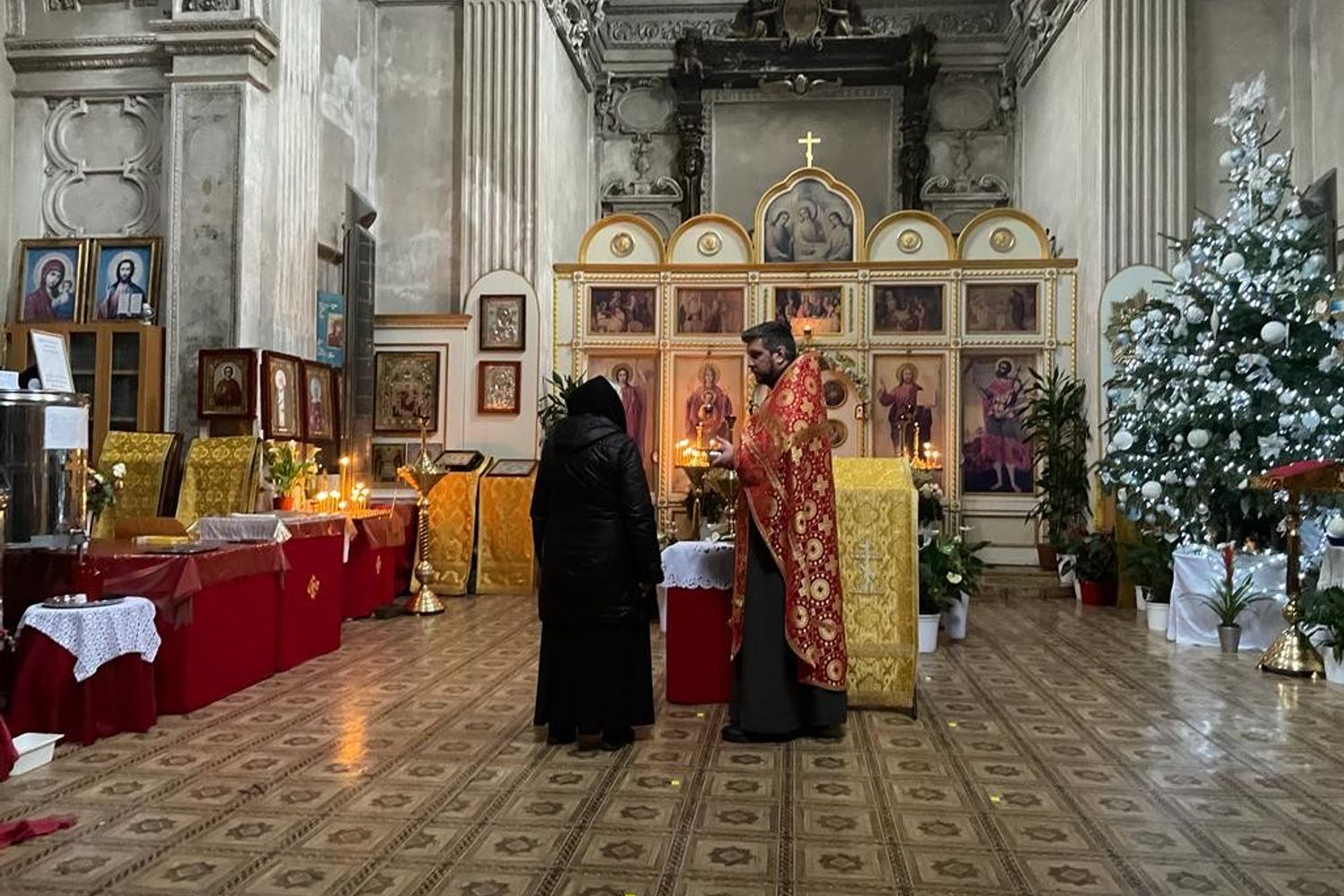 &nbsp;L'interno della Chiesa ortodossa di san Vito al Pasquirolo