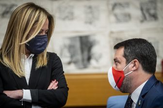 Giorgia Meloni e Matteo Salvini