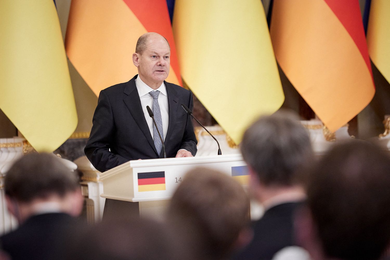Il Cancelliere tedesco Olaf Scholz&nbsp;