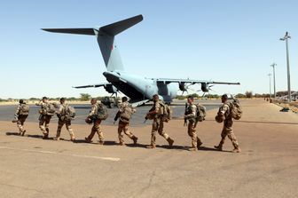 Truppe francesi all'Aeroporto di Gao, Mali