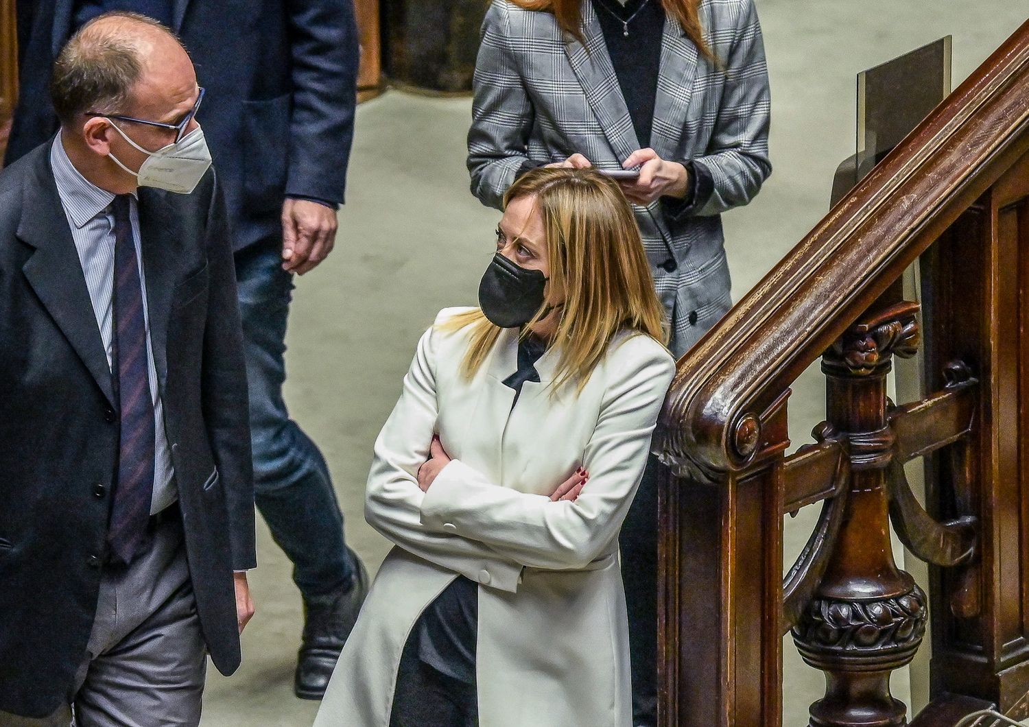 Enrico Letta e Giorgia Meloni