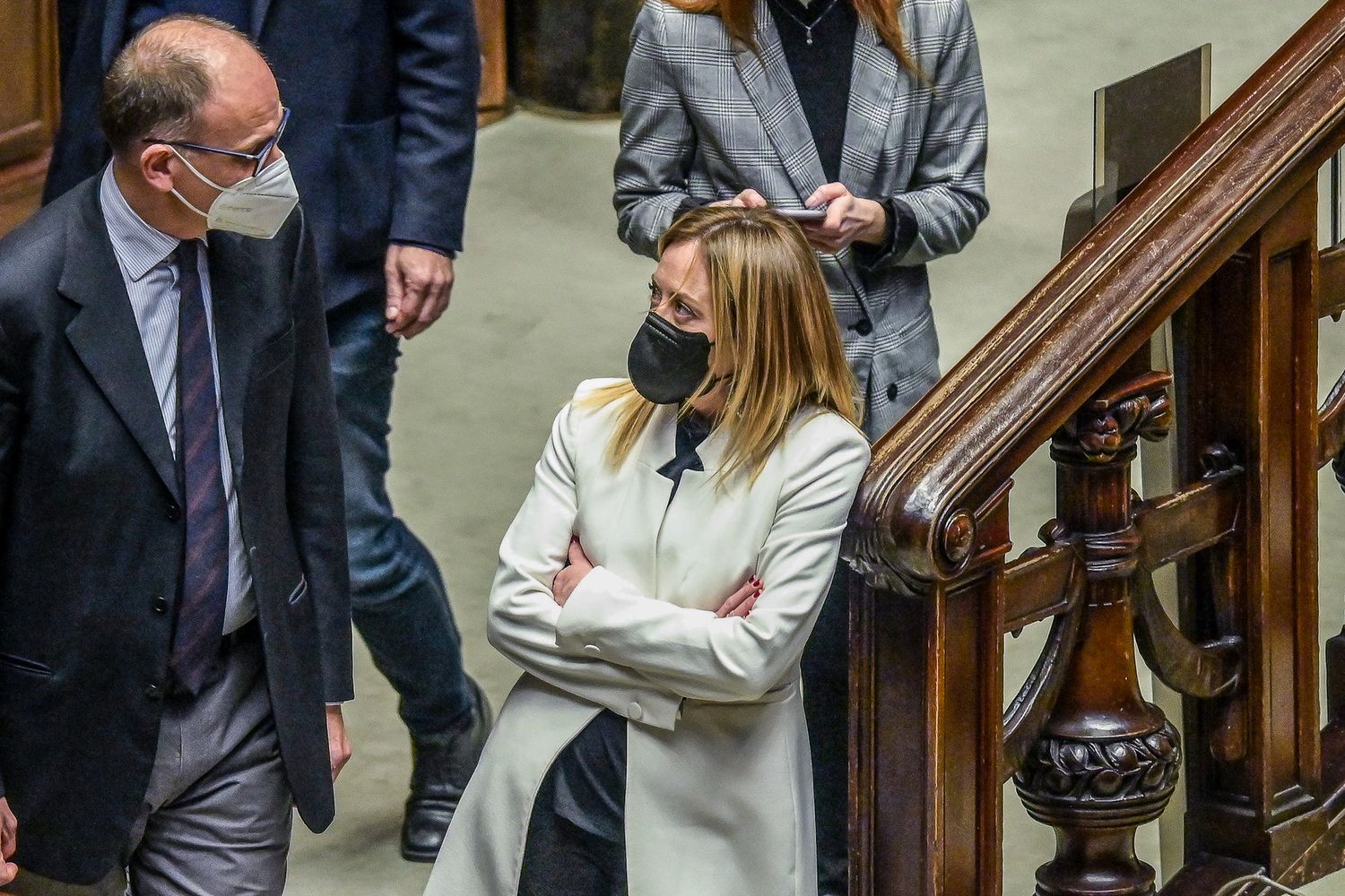 Enrico Letta e Giorgia Meloni