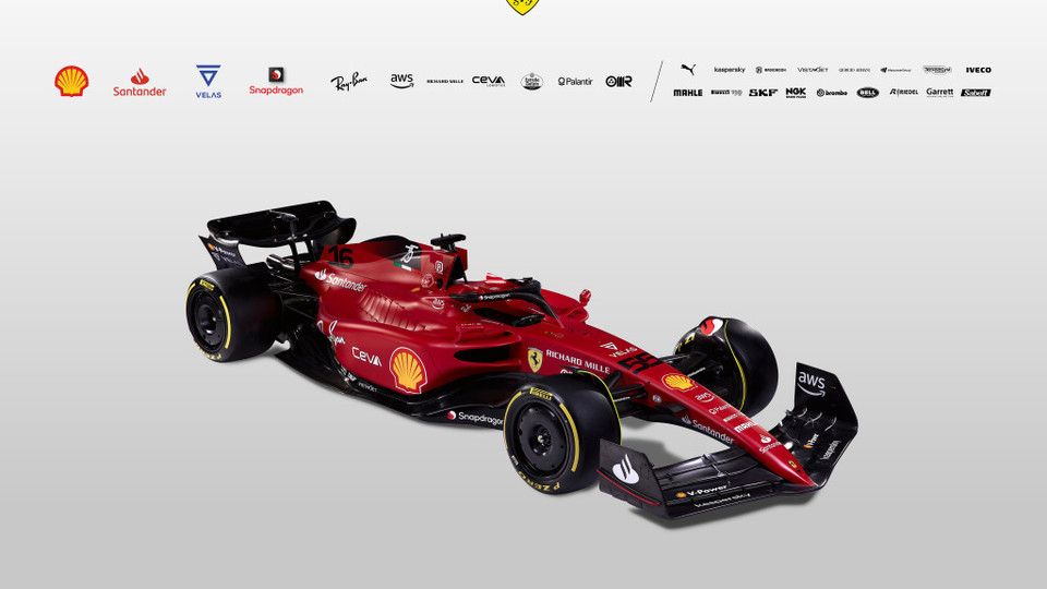 La nuova Ferrari monoposto F1-75