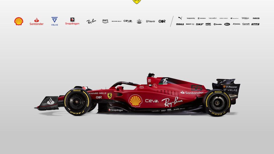 La nuova Ferrari monoposto F1-75