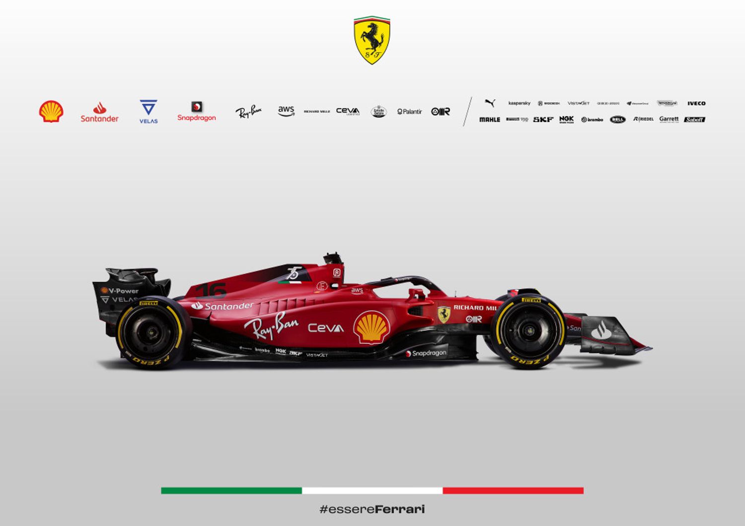 Ferrari F1 2022: le foto della monoposto per il Mondiale Formula 1