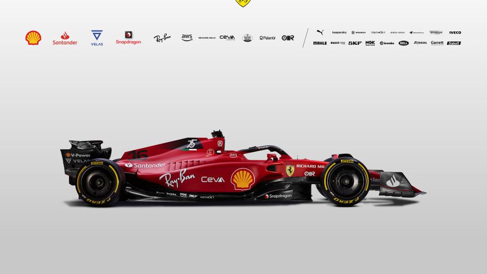 La nuova Ferrari monoposto F1-75