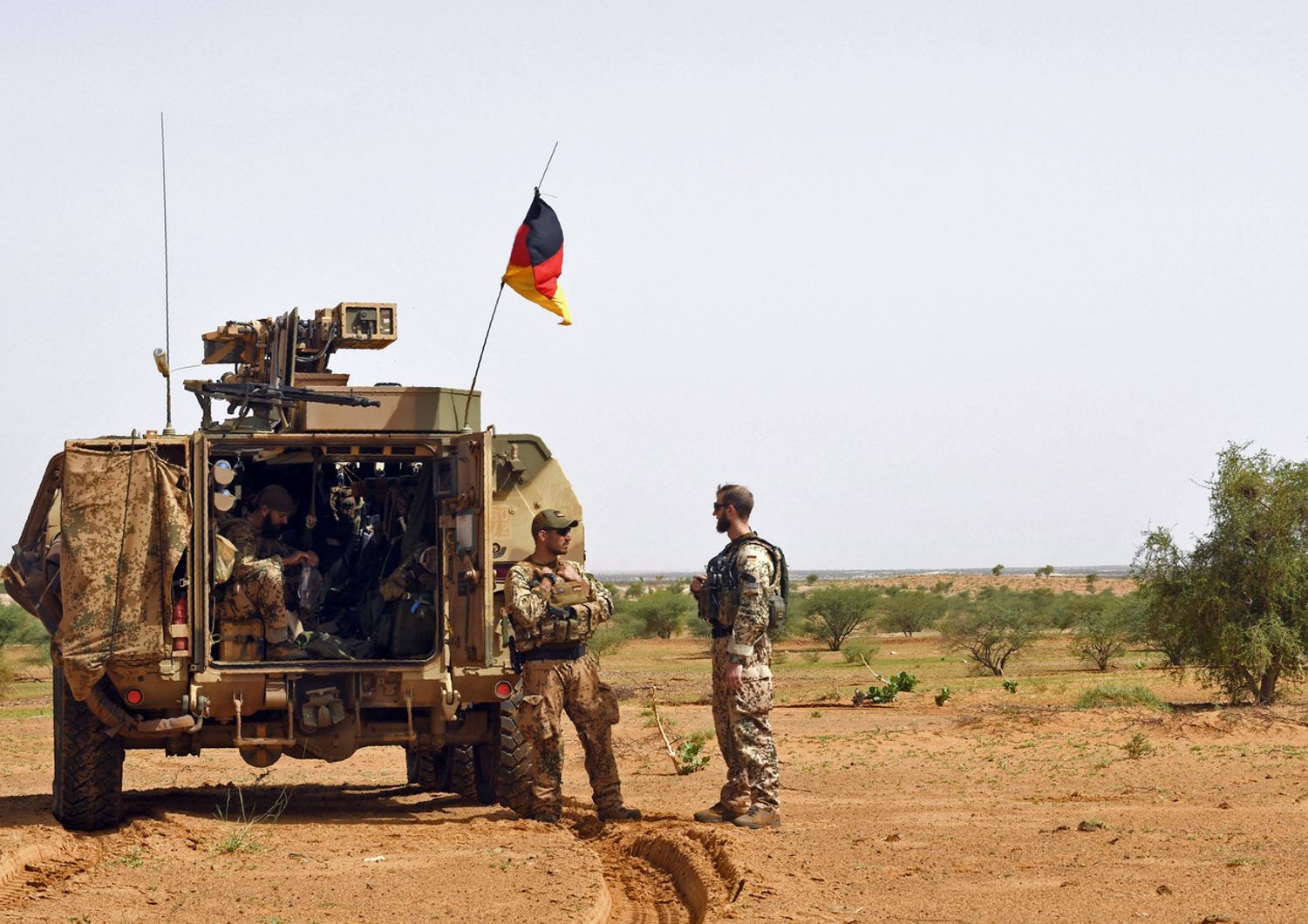 Un blindato tedesco in Mali