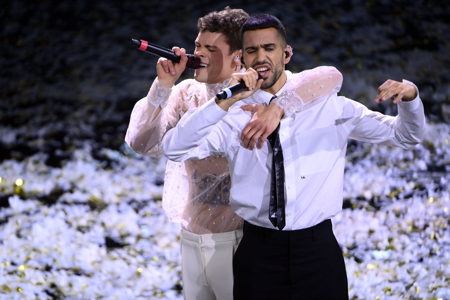 Mahmood e Blanco al festival di Sanremo&nbsp;