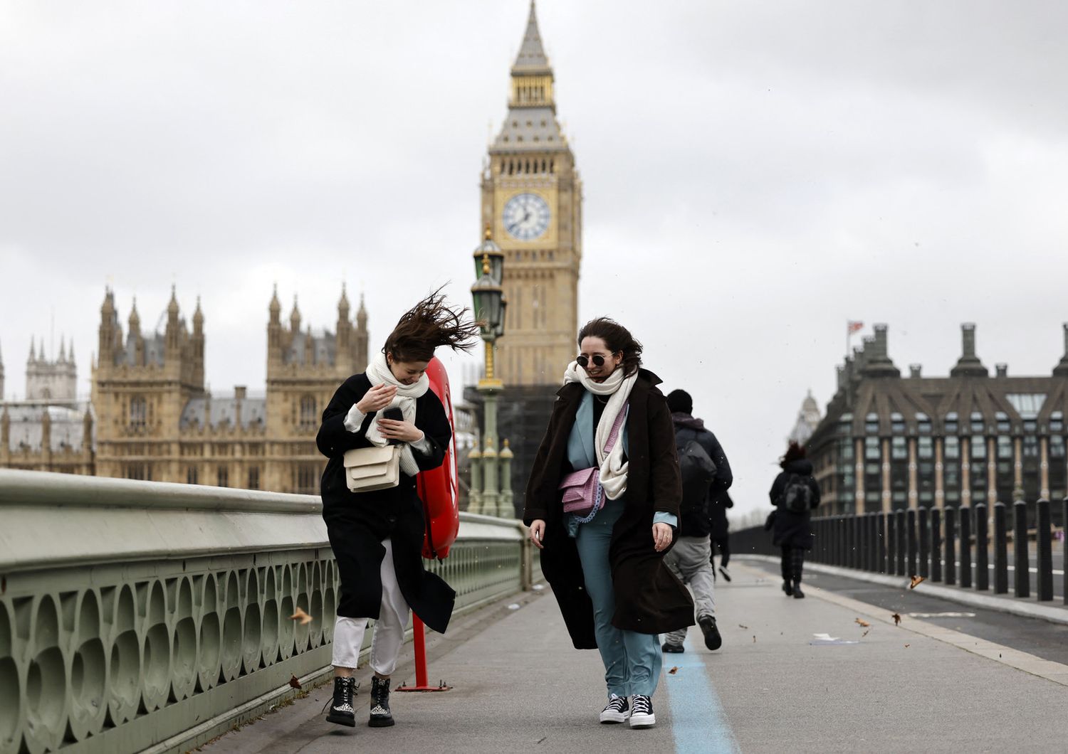 Tempesta Eunice a Londra