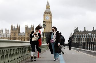 Tempesta Eunice a Londra