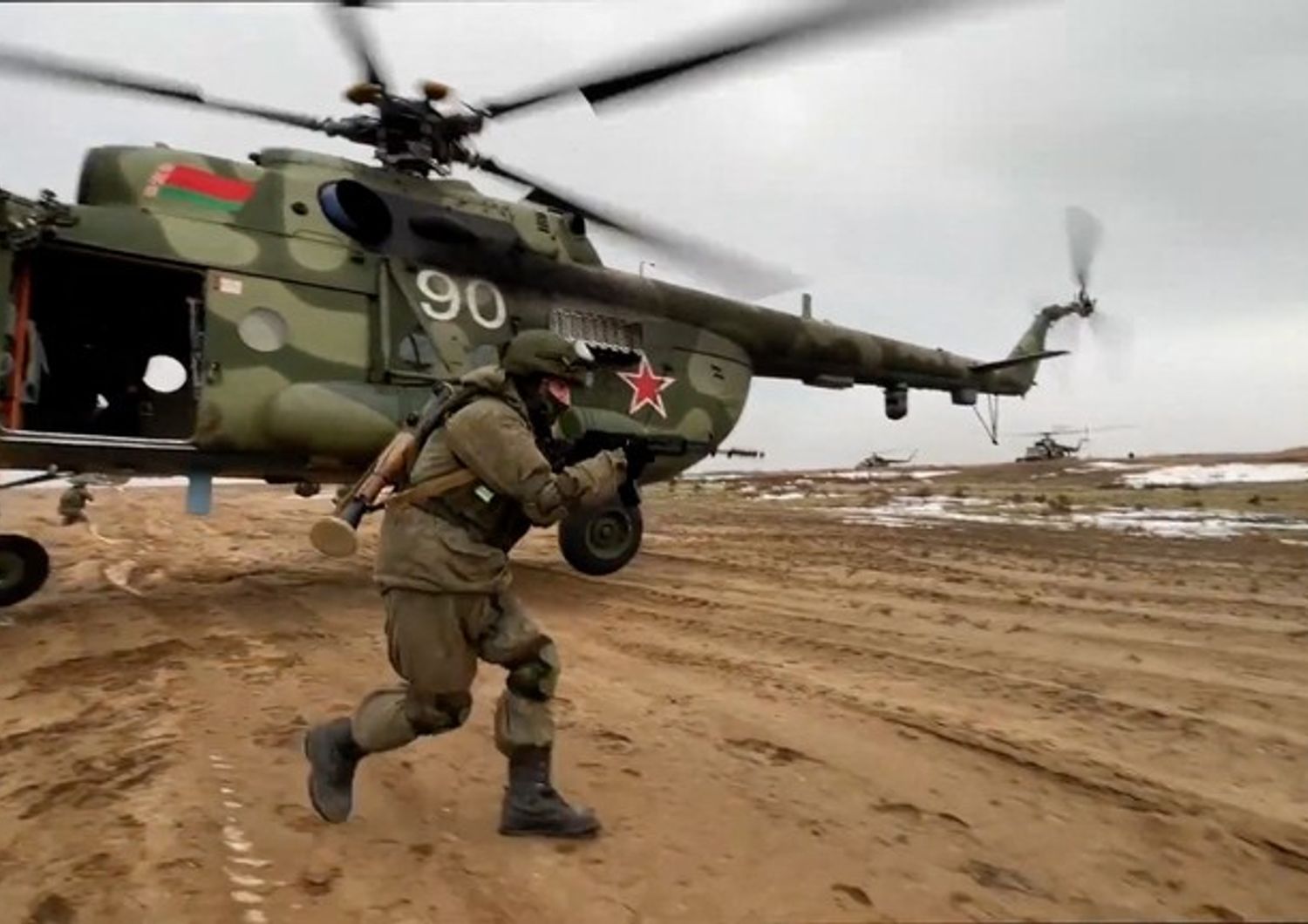Esercitazione dei militari russi in Bielorussia&nbsp;