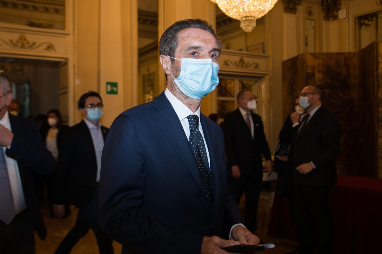 Il governatore della Lombardia Attilio Fontana&nbsp;