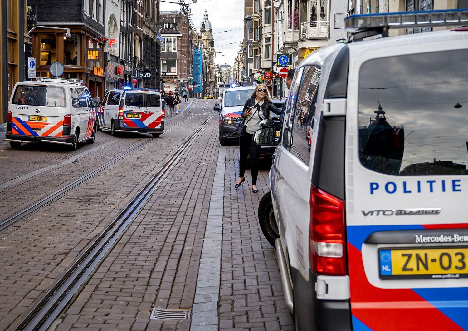 Polizia ad Amsterdam&nbsp;