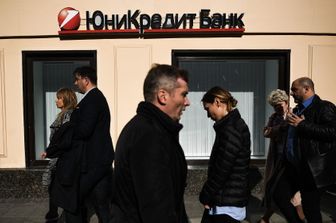Una sede di Unicredit a Mosca&nbsp;